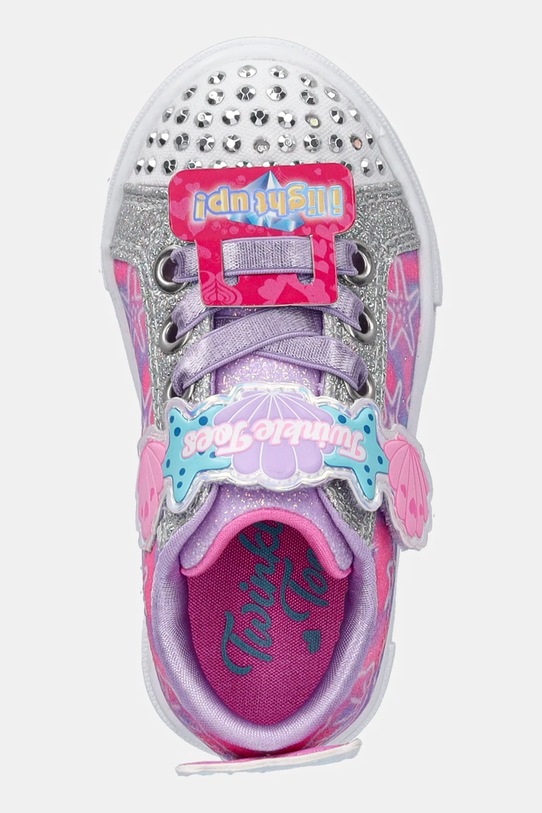 Детские кроссовки Twinkle Sparks Skechers, фиолетовый — фото 4