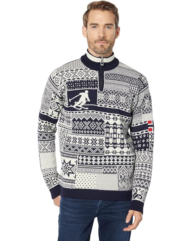 

Свитер Dale of Norway OL History Sweater, цвет Navy/Off-White/Raspberry