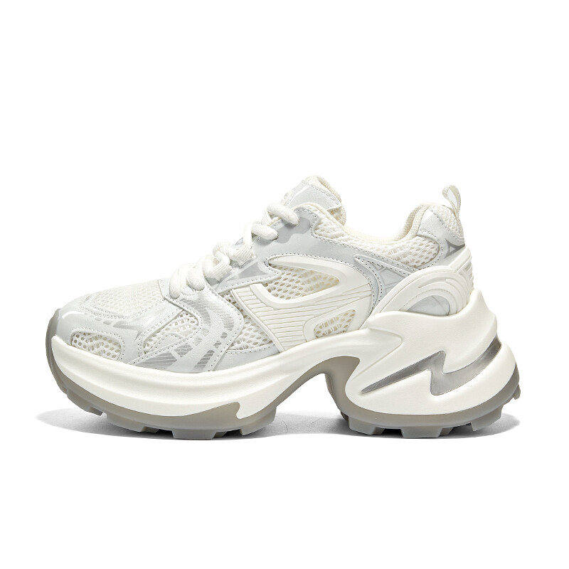 

Кроссовки BURGELY Chunky Sneakers Women's Low-top, белый