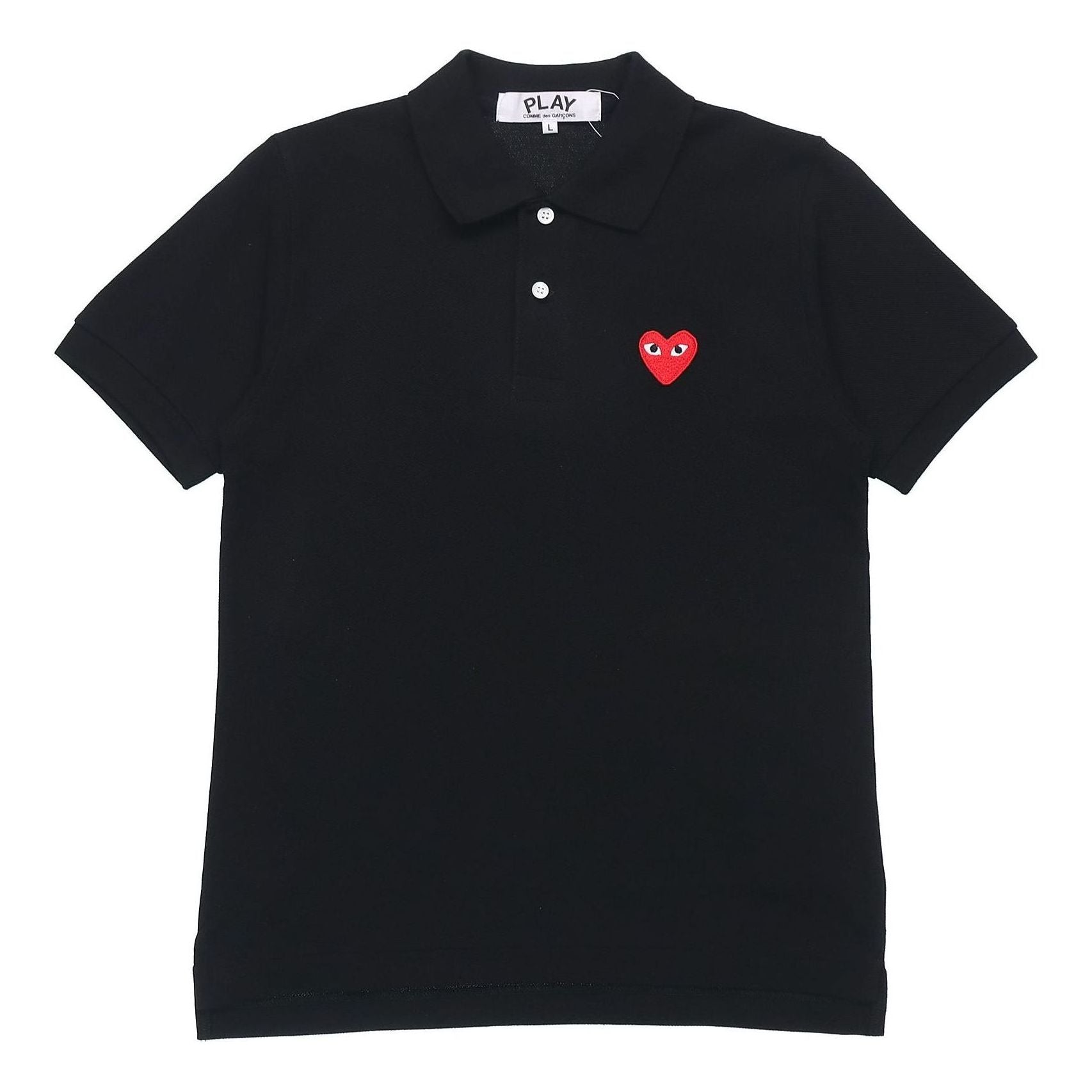 

Поло (WMNS) COMME des GARCONS PLAY Polo Red Emblem 'Black'