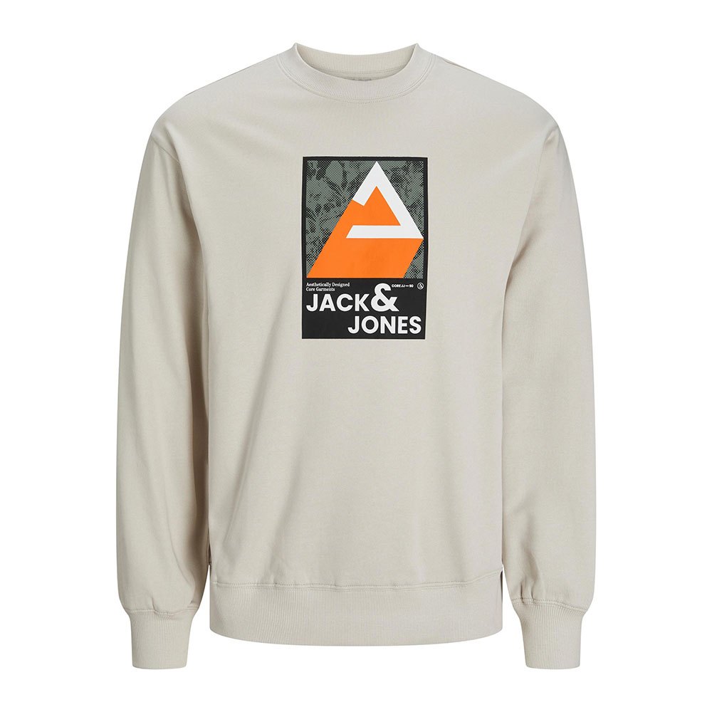 

Толстовка Jack & Jones 12256507, бежевый, Серый, Толстовка Jack & Jones 12256507, бежевый