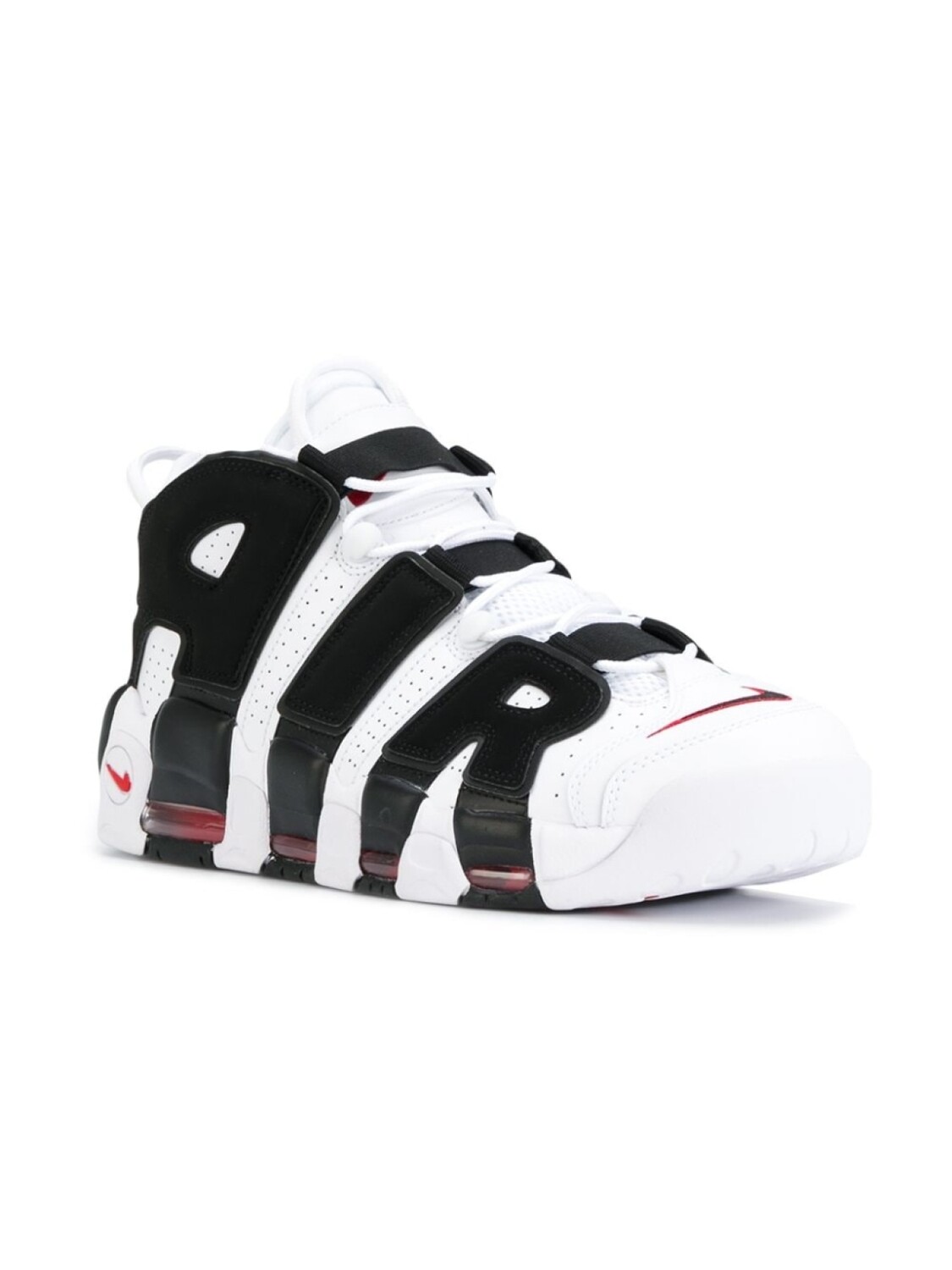 Кроссовки Nike Air More Uptempo, белый/черный — фото 2