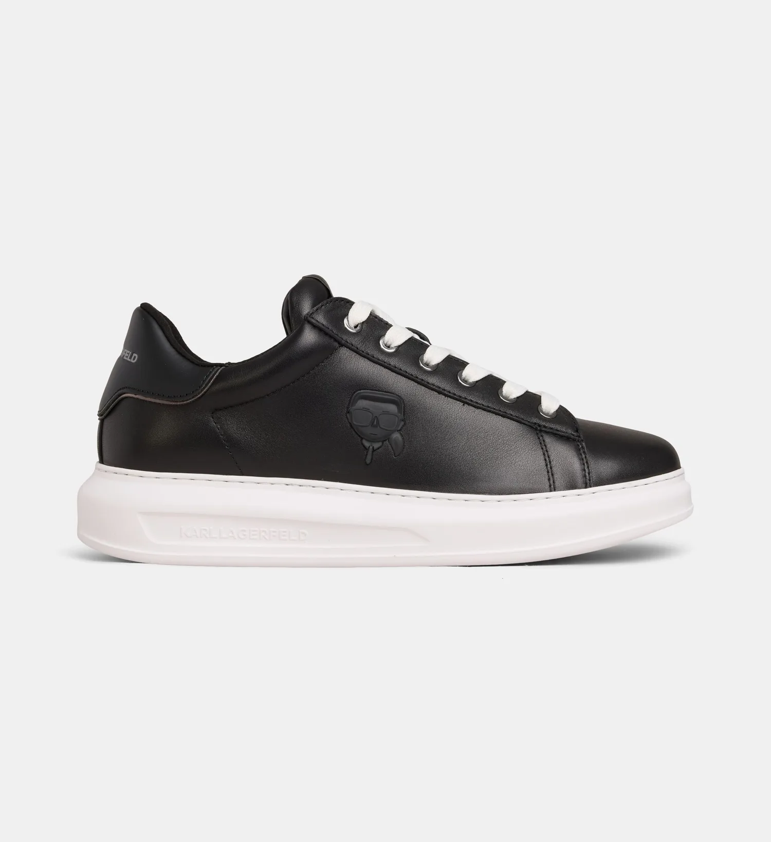 Низкие кеды Kapri NFT Relief из кожи KARL LAGERFELD, черный