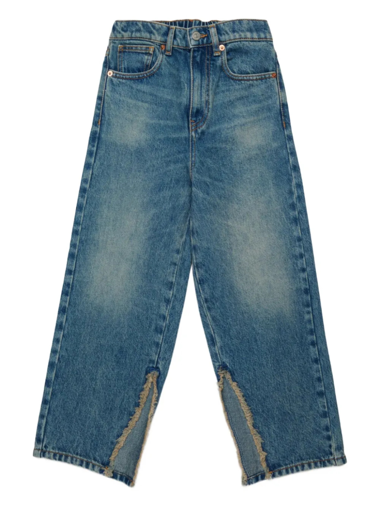 

Джинсы прямого кроя MM6 Maison Margiela Kids, синий