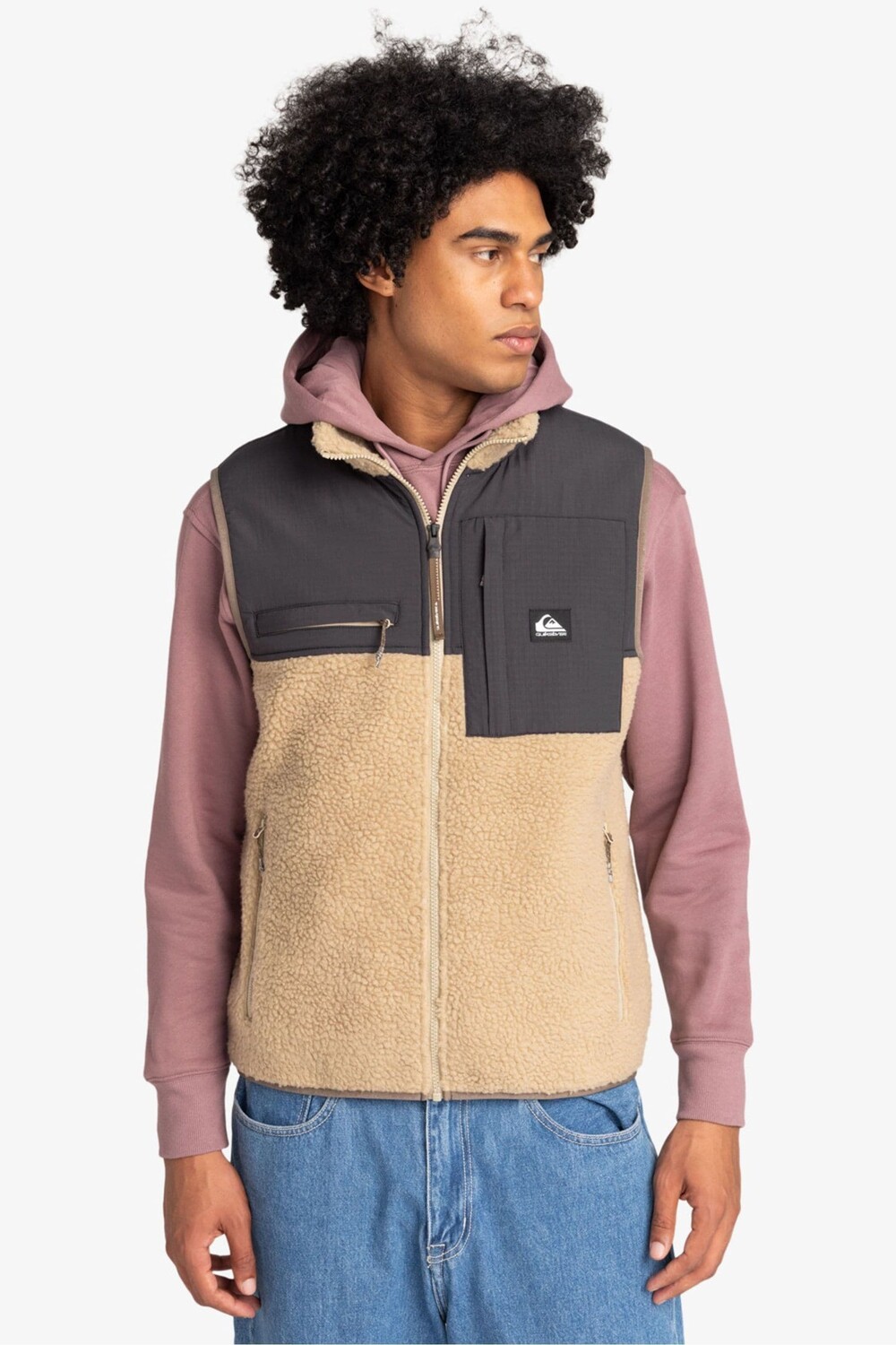 

Мелководный жилет борг Quiksilver, бежевый