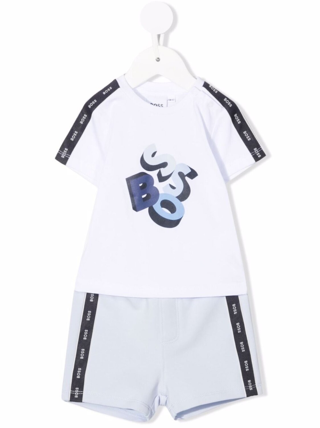 

BOSS Kidswear спортивный костюм с логотипом, белый