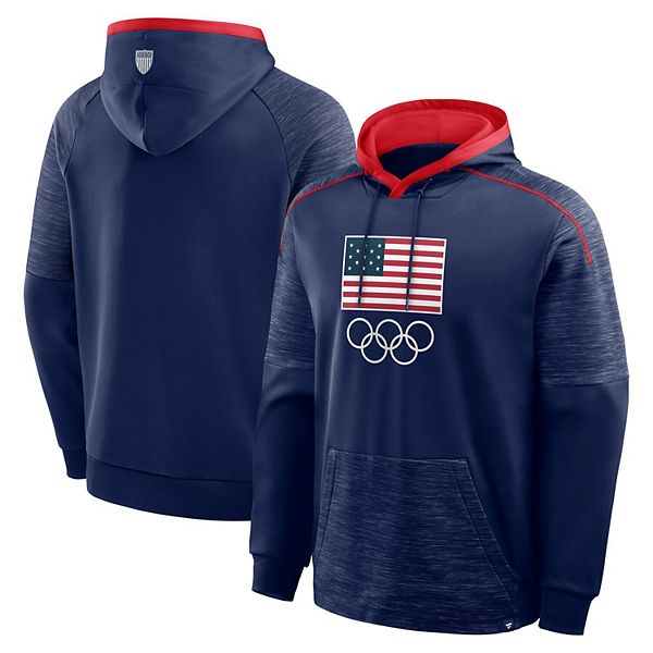 

Мужской синий худи Team USA Goaltender Defender Fanatics