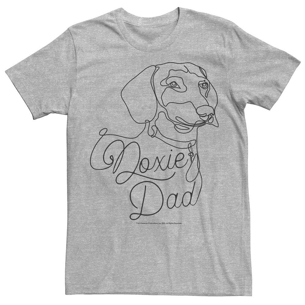 

Мужская футболка с рисунком Doxie Dad Dachshund Dog Lover Licensed Character, цвет Athletic Heather