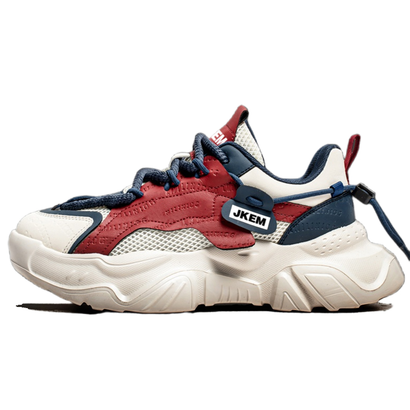 

Низкие массивные кроссовки мужские JKEM, Blue Red