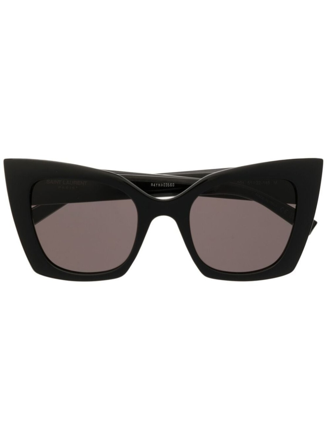 

Saint Laurent Eyewear солнцезащитные очки в оправе 'кошачий глаз', черный