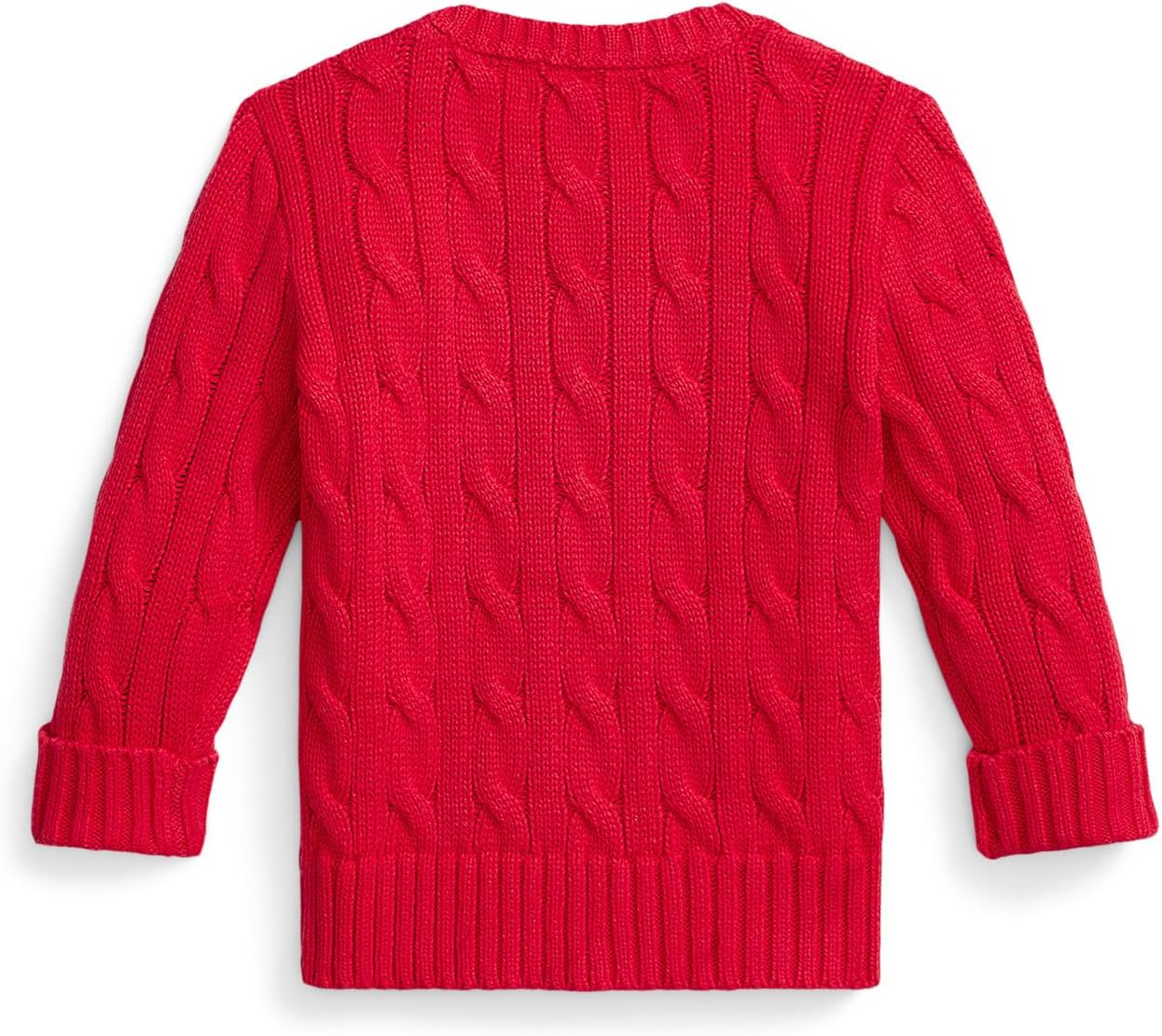 Свитер Polo Ralph Lauren Kids  Cable-Knit Cotton Sweater, RL 2000 Red — фото 2