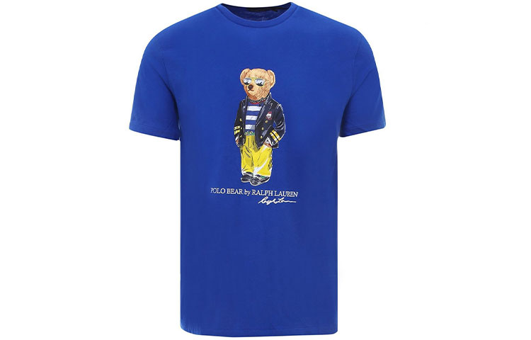 

Polo Ralph Lauren Футболка мужская синяя, Синий, Polo Ralph Lauren Футболка мужская синяя