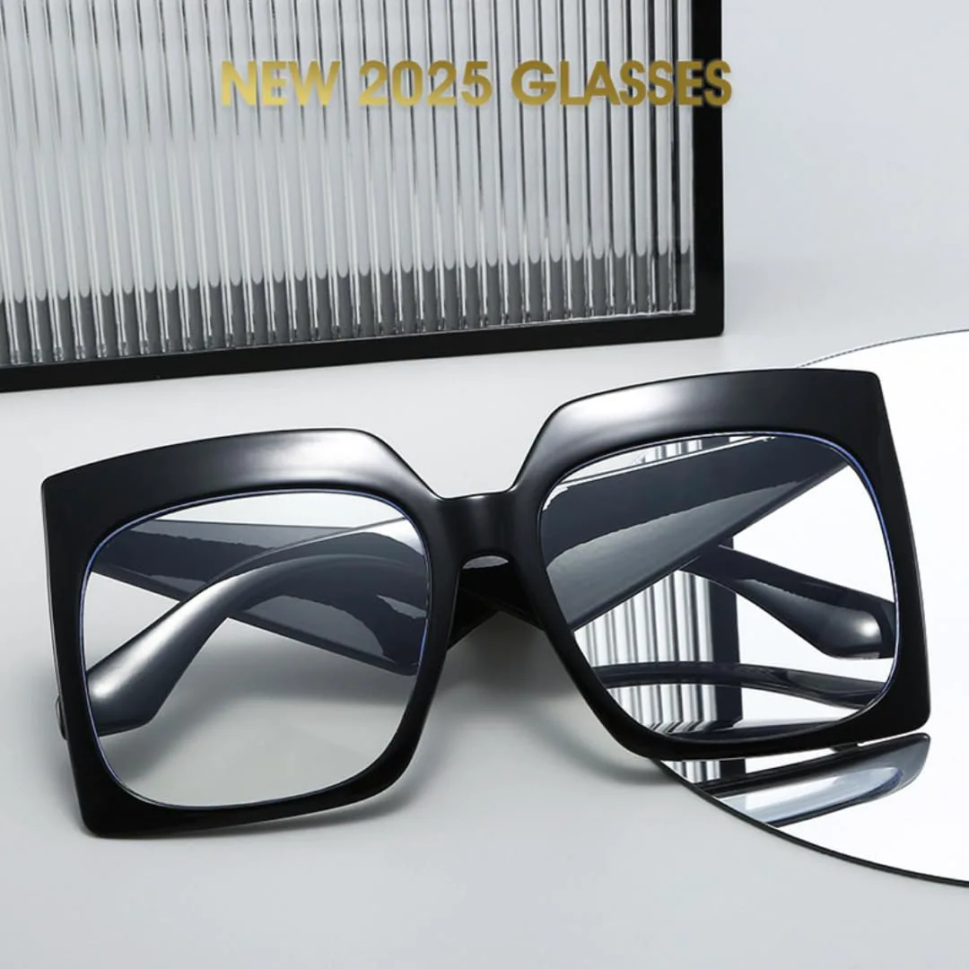 

Солнцезащитные очки для мужчин и женщин - защита UV400 - большая оправа, яркие конфетные цвета, для занятий спортом на открытом воздухе и вождения DSVIGF, Black