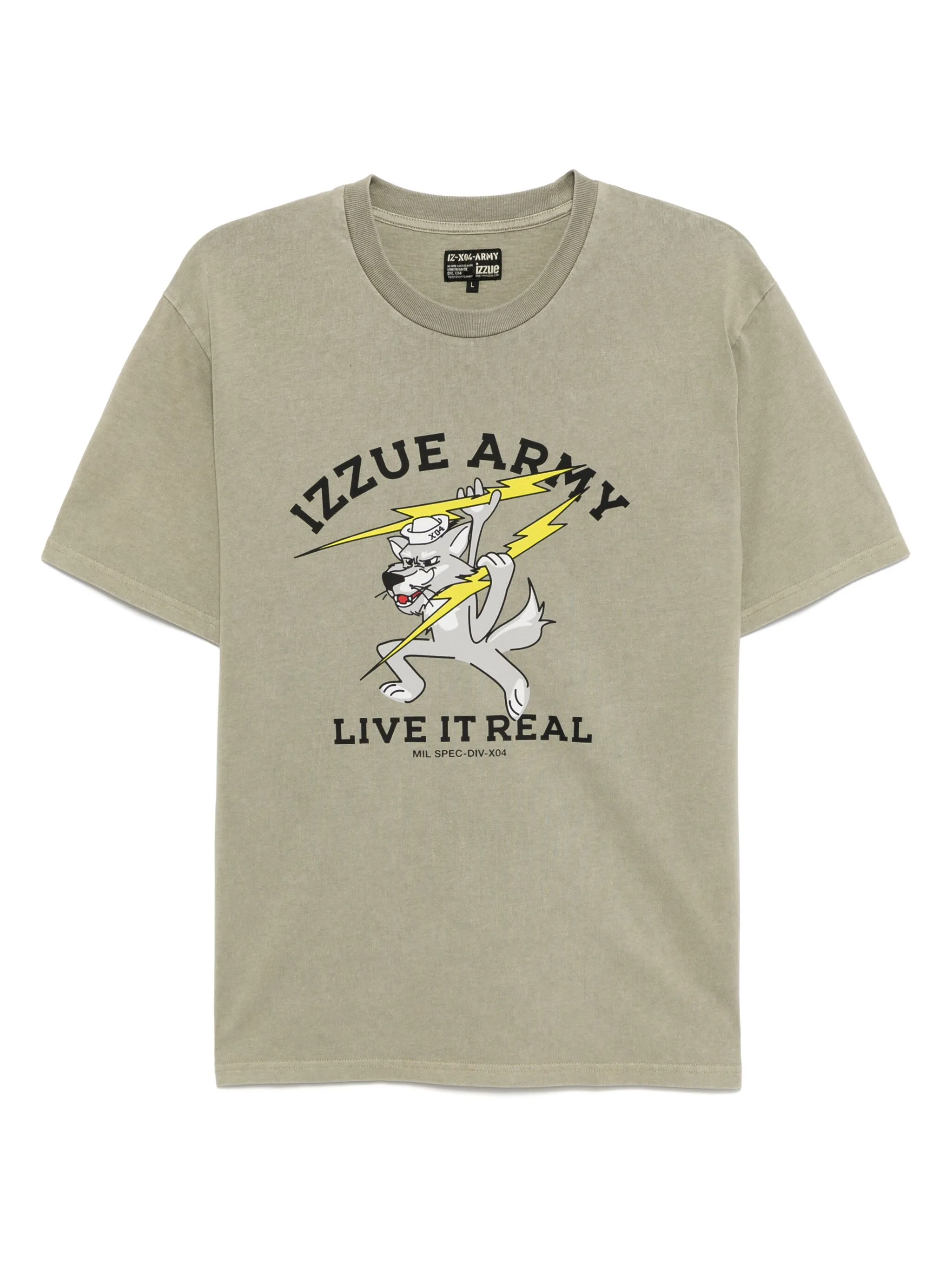 

Футболка с графичным принтом Izzue, нейтральный