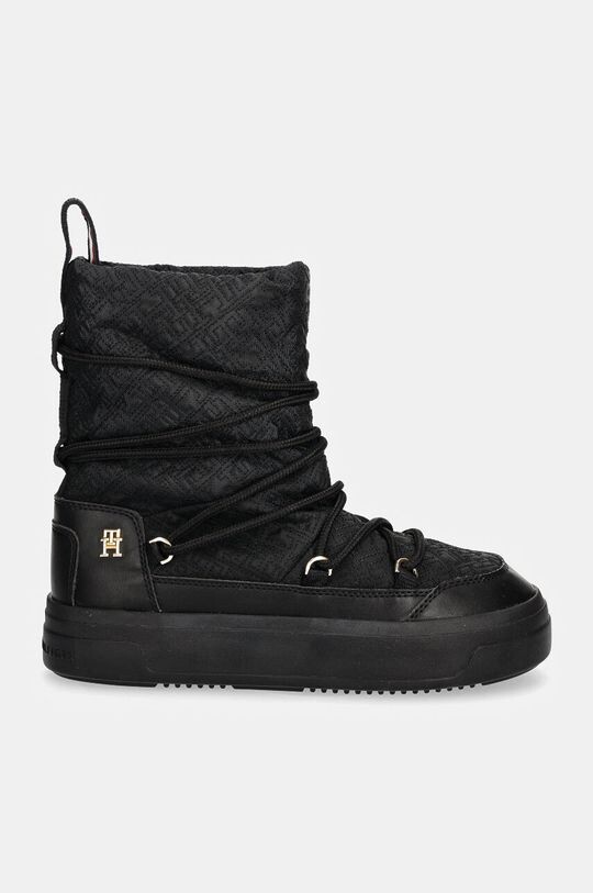 Зимние ботинки LACE-UP MONOGRAM SNOWBOOT Tommy Hilfiger, черный — фото 2