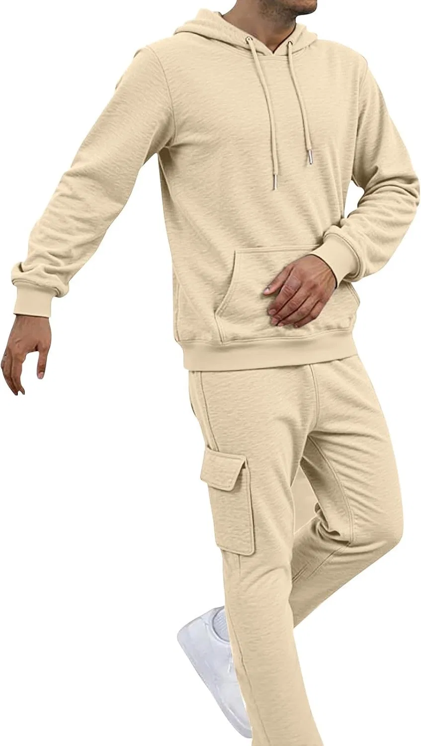 Мужской спортивный костюм из 2 предметов, Beige