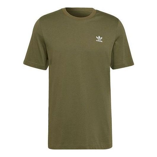 

Футболка adidas originals Adicolor Essentials Trefoil Tee 'Focus Olive', зеленый