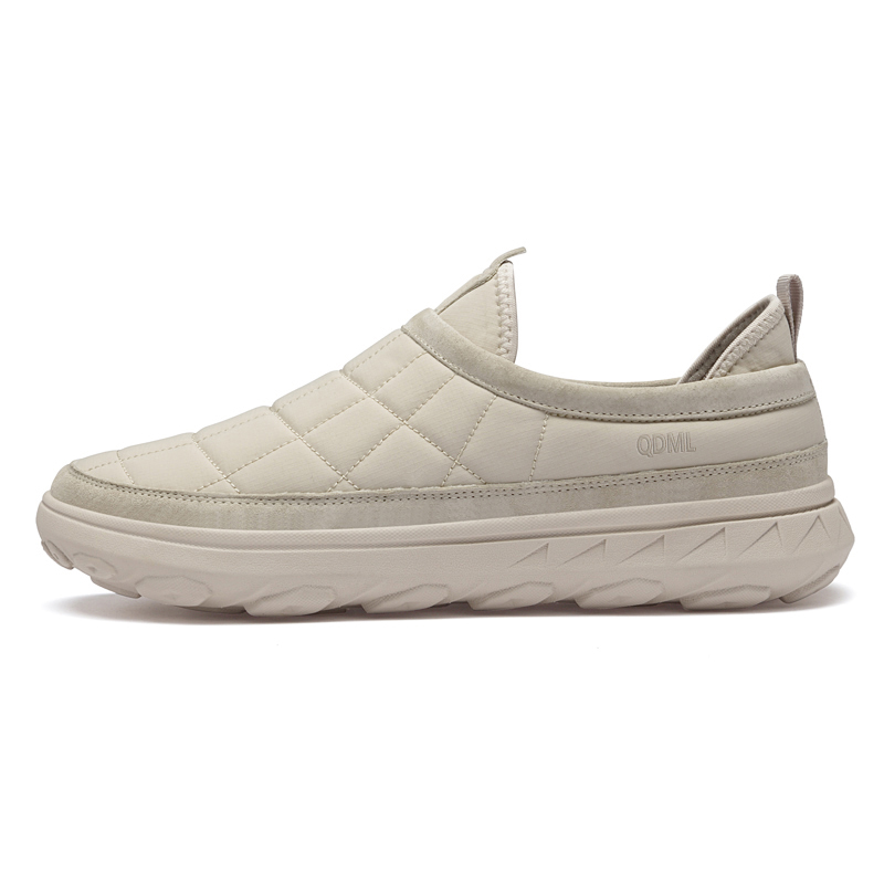 

Qiandongmeili Мужские повседневные кеды низкие бежевые, цвет Beige