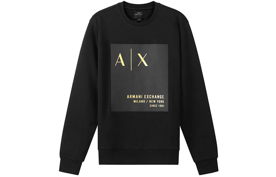 

Футболка мужская черная ARMANI EXCHANGE