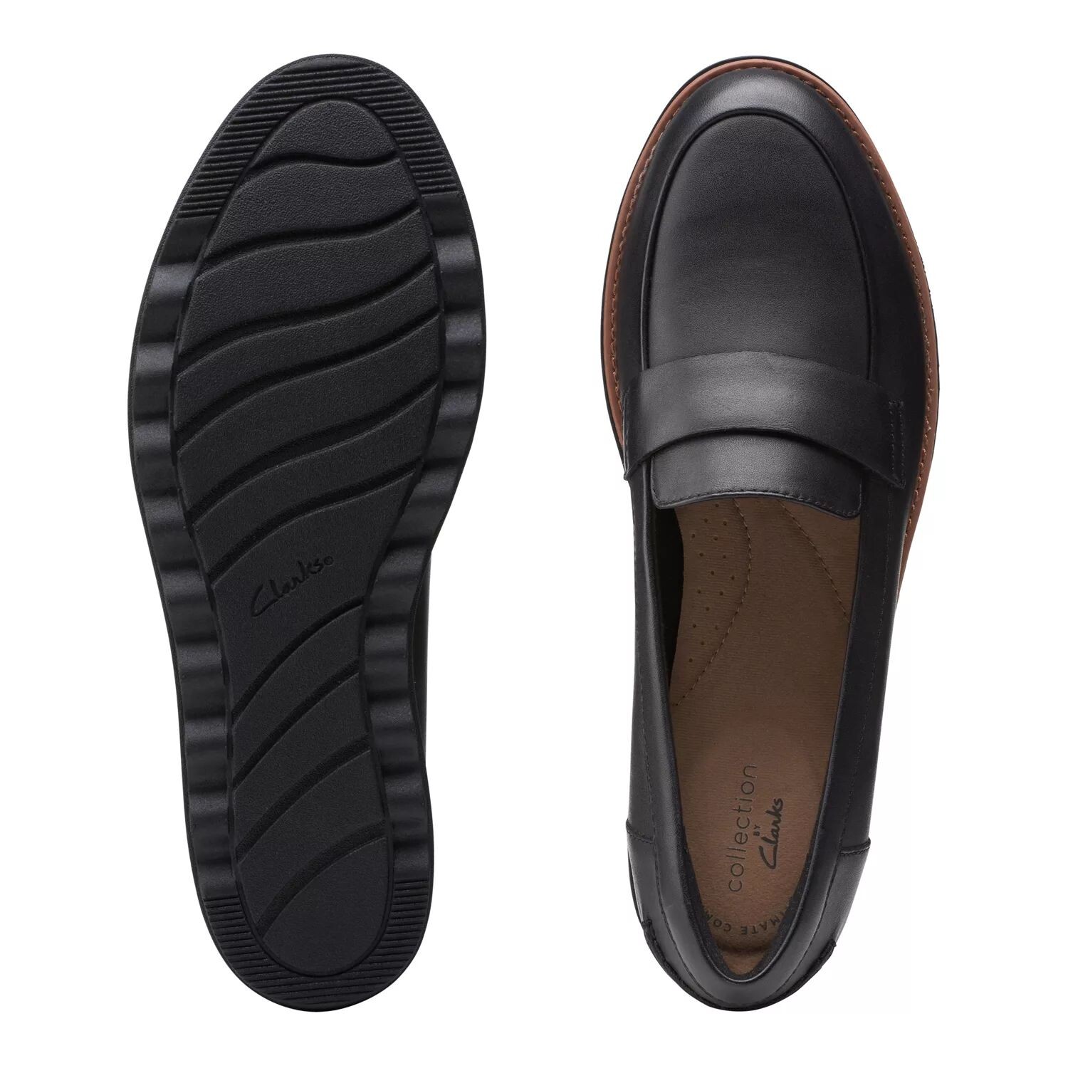 Женские кожаные лоферы Clarks Sharon Gracie Clarks — фото 3