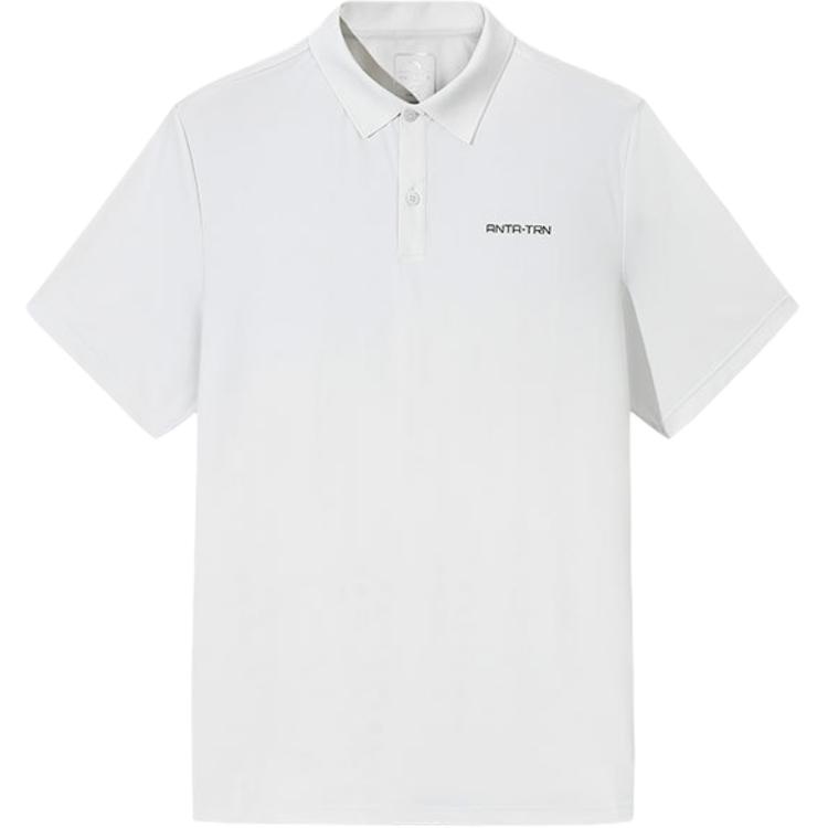 

ANTA Поло для разнообразных тренировок мужское ice blue gray, Синий, ANTA Поло для разнообразных тренировок мужское ice blue gray