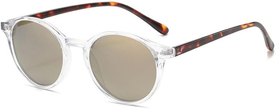 

Ретро круглые поляризованные солнцезащитные очки для мужчин и женщин в классической оправе с леопардовым принтом, модные черные очки для вождения, мужские и женские GHVWYX, C7