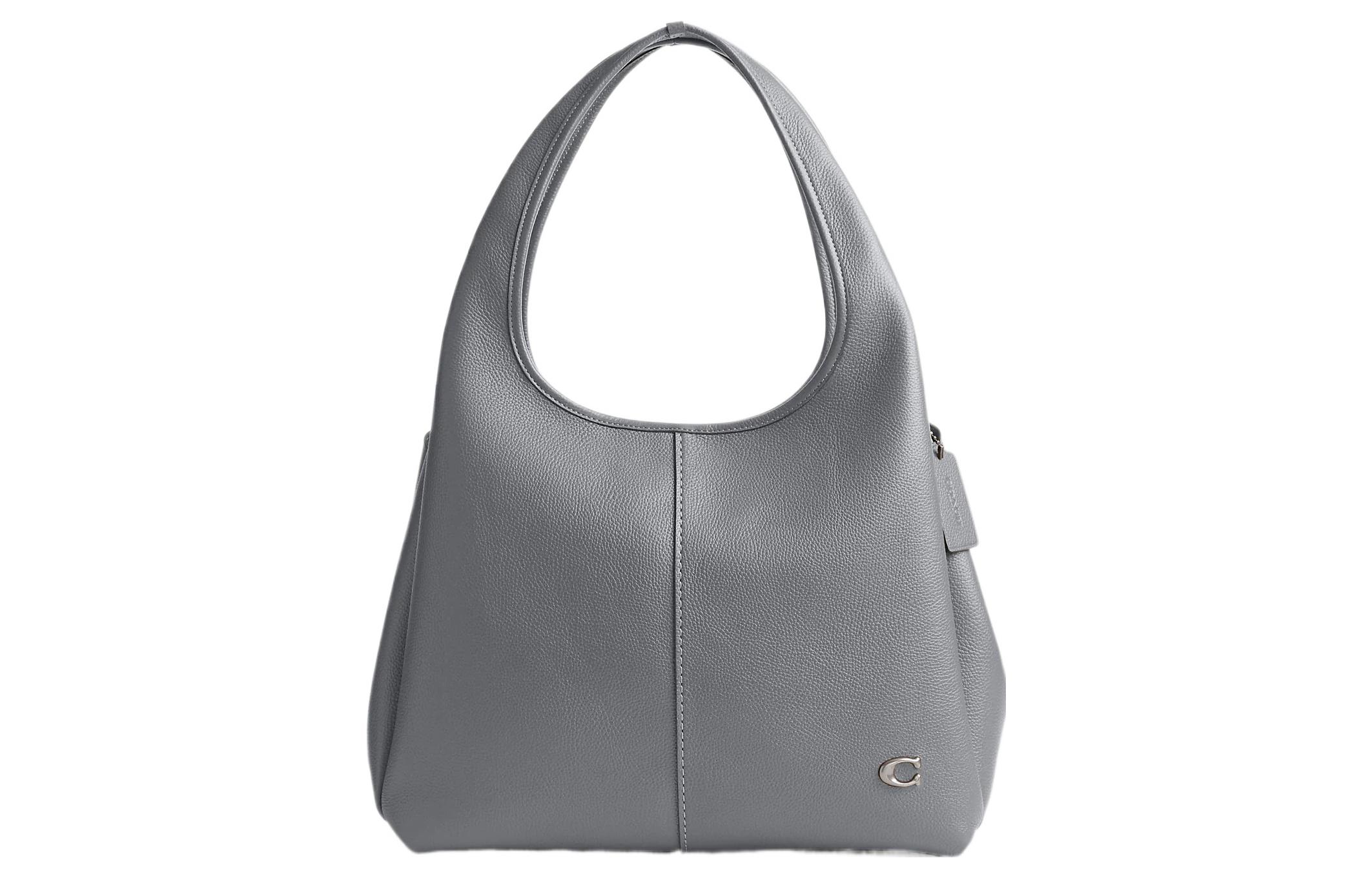 

Сумка через плечо Lana Polished Pebble Leather, женская сумка Tubas, темно-серый COACH