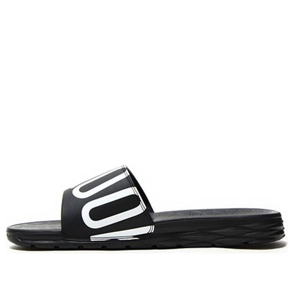 

Тапочки benassi solarsoft nba slide 'brooklyn black' Nike, черный