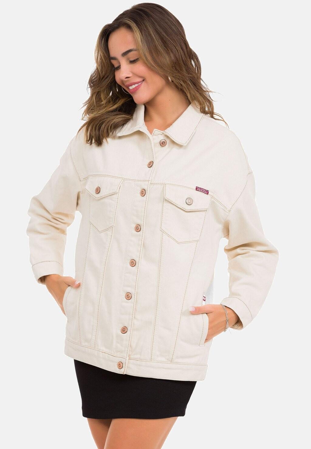 

Короткое пальто Cipo & Baxx, бежевый