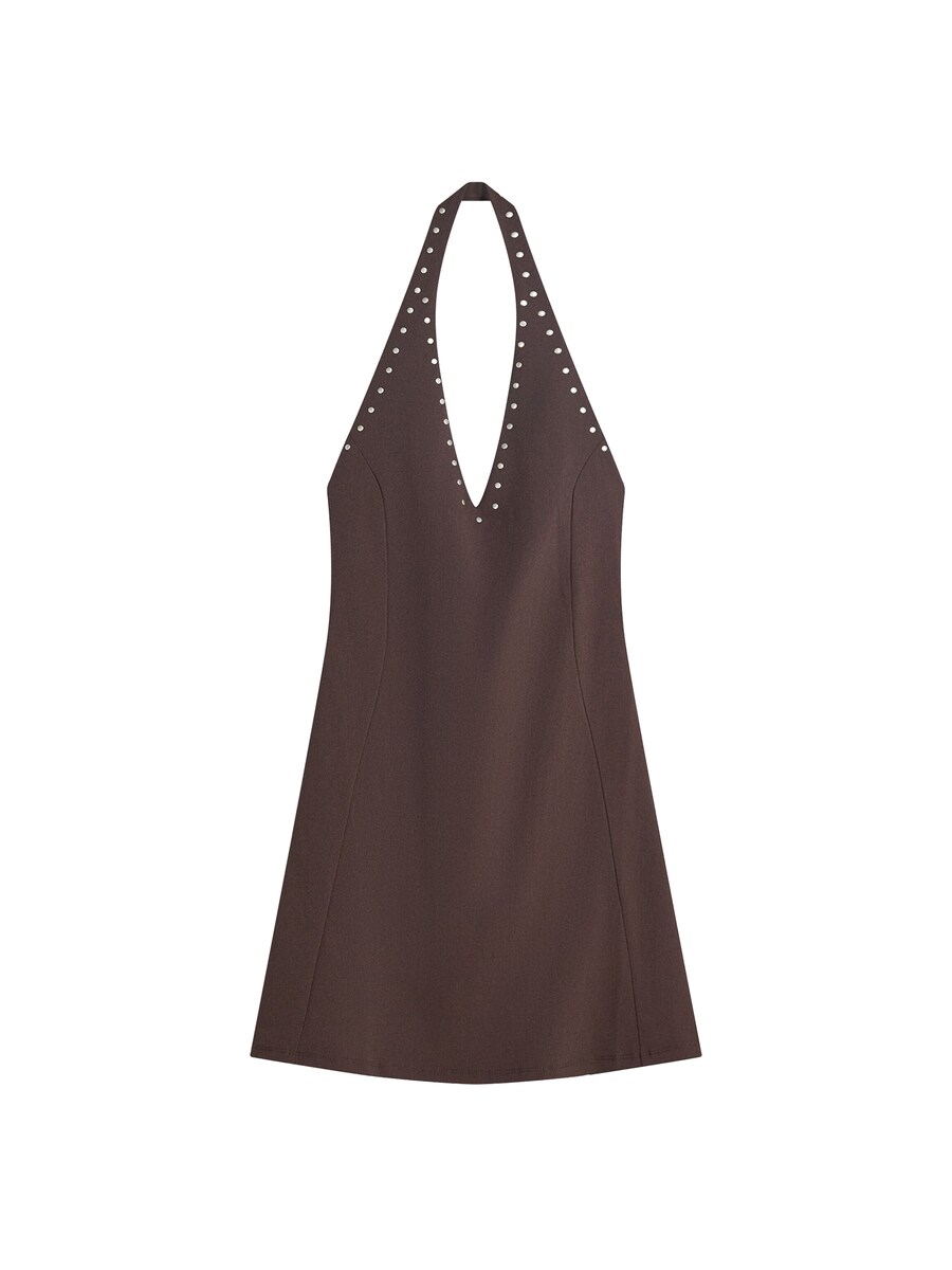

Мини платье Bershka, Dark brown