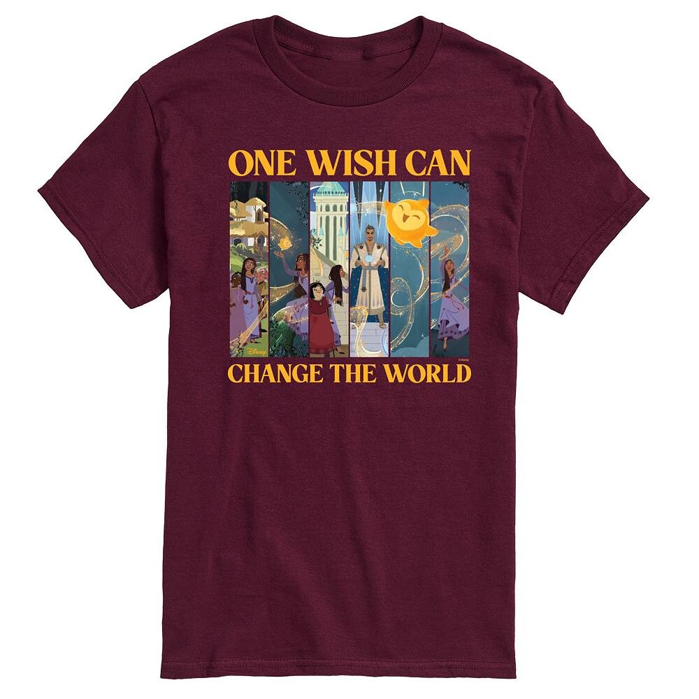 

Мужская футболка с рисунком Disney's Wish One Wish, красный