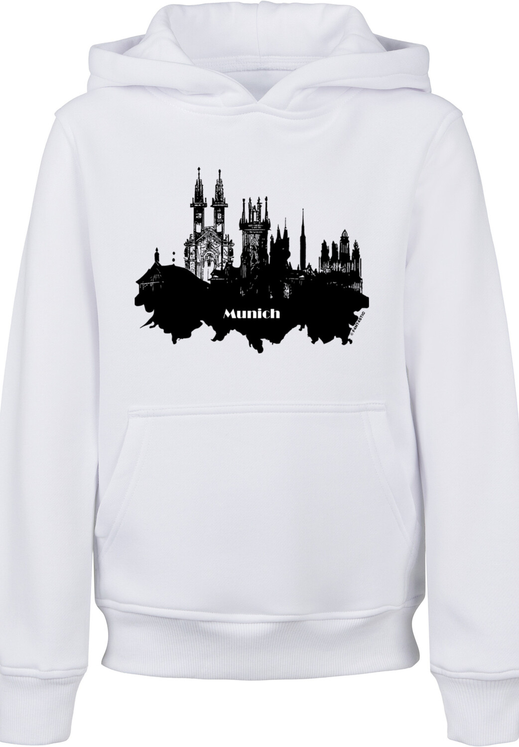 

Пуловер F4NT4STIC Hoodie Cities Collection Munich skyline, белый