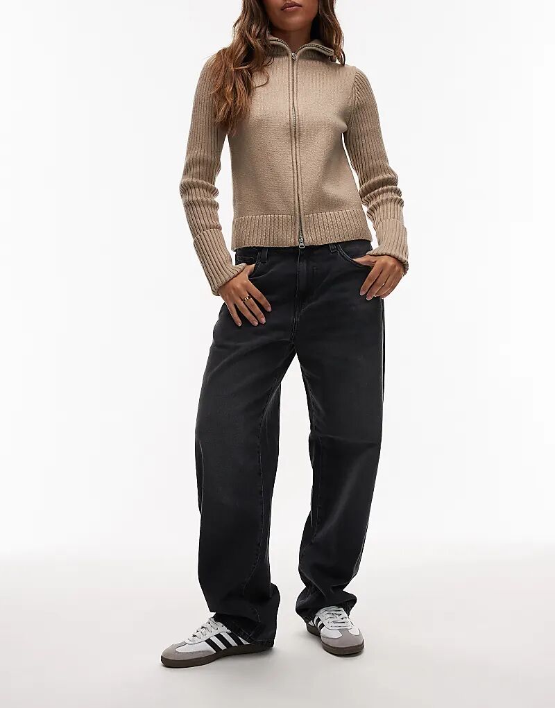 

Джинсы Carhartt WIP arin denim черного цвета с потертостями