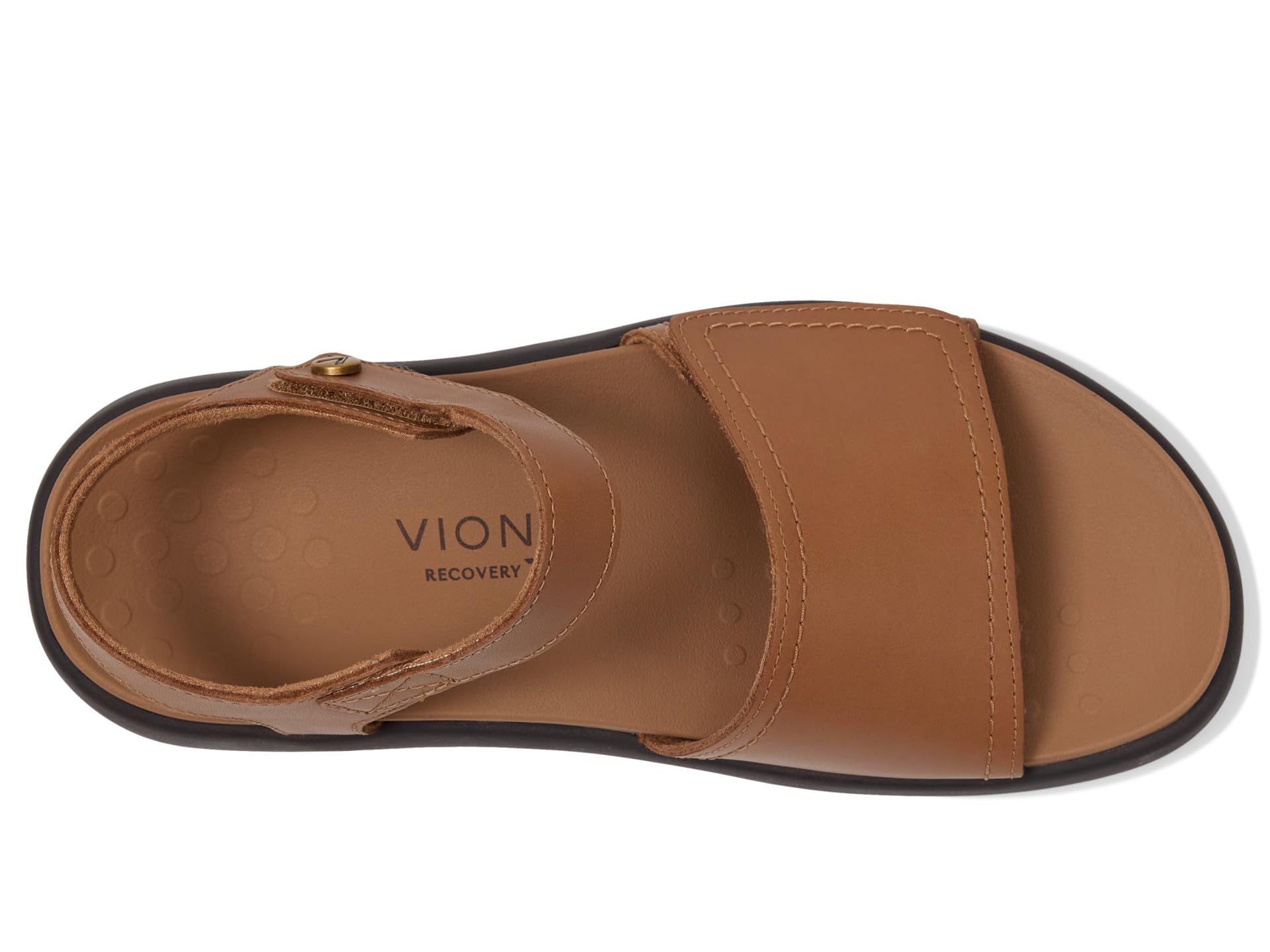 Сандалии VIONIC Awaken Ankle Straps, Wheat Brown Leather — фото 2