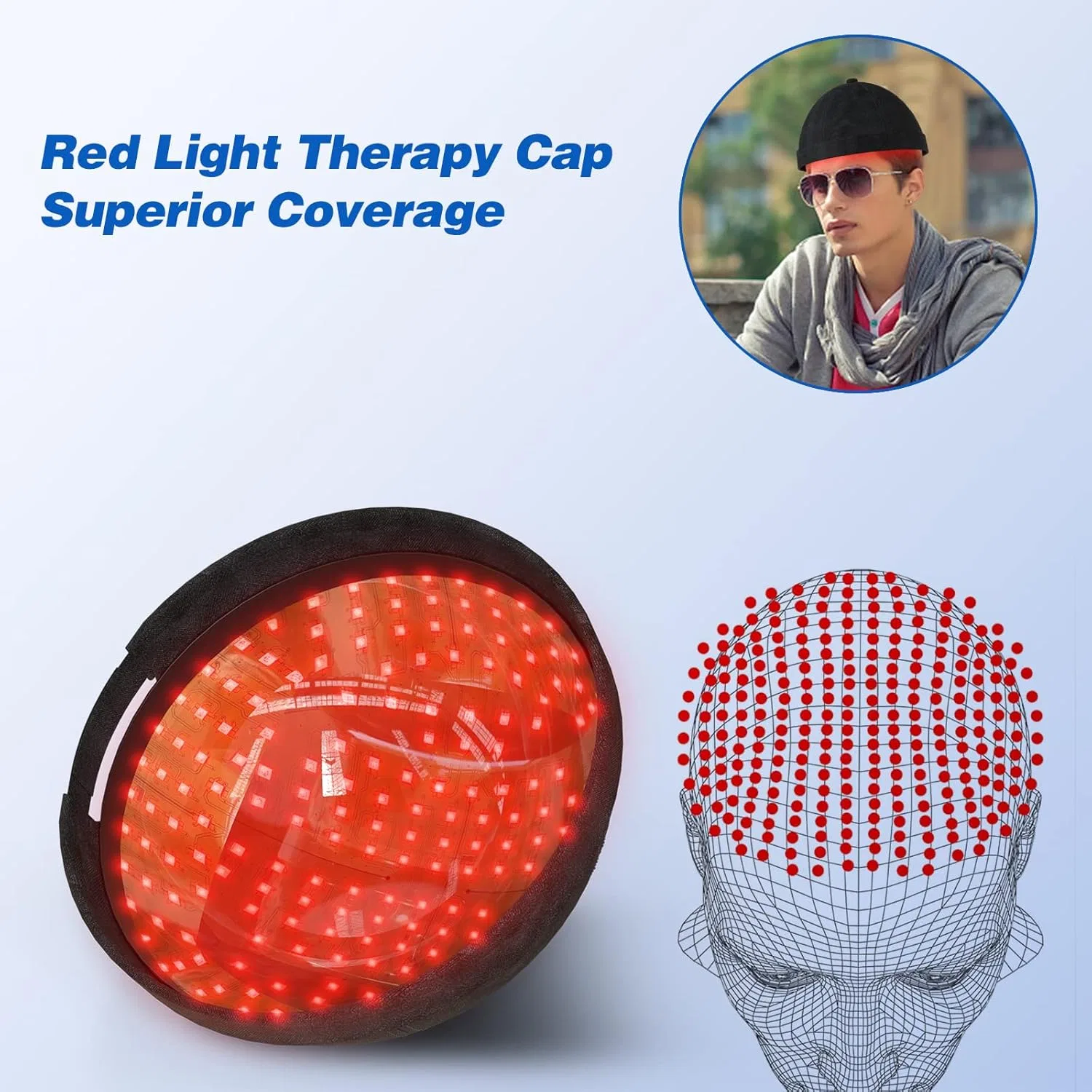 Лазерный шлем для роста волос «Laser Light Therapy» от KTS ‎Kts — фото 3