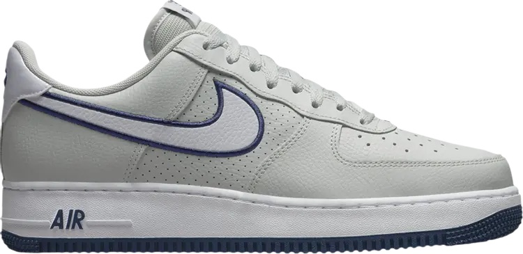 

Кроссовки Air Force 1 '07 'Embroidered Swoosh - Photon Dust Navy', серый