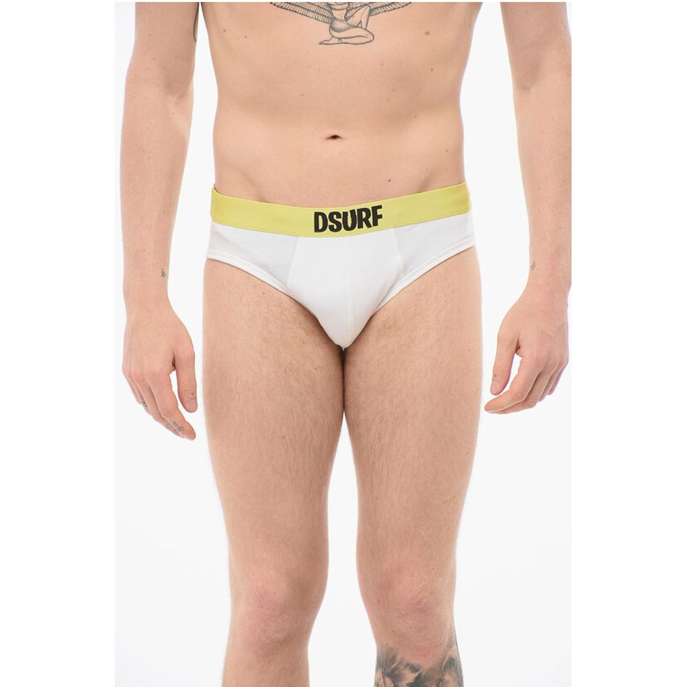 

Хлопковые трусы DSURF с контрастными полосками Dsquared2, белый