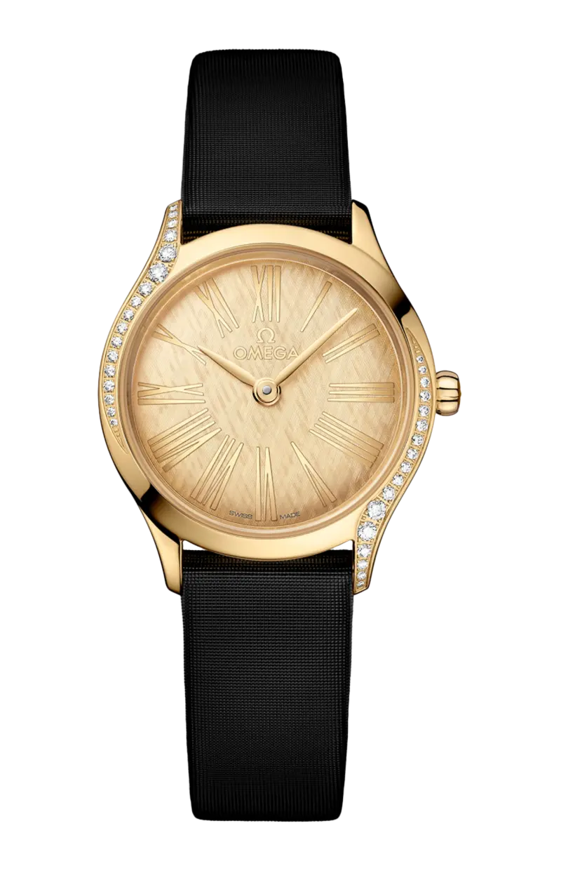 

De ville mini trésor 26 мм, oro moonshine на ткани - 428.57.26.60.99.001 OMEGA