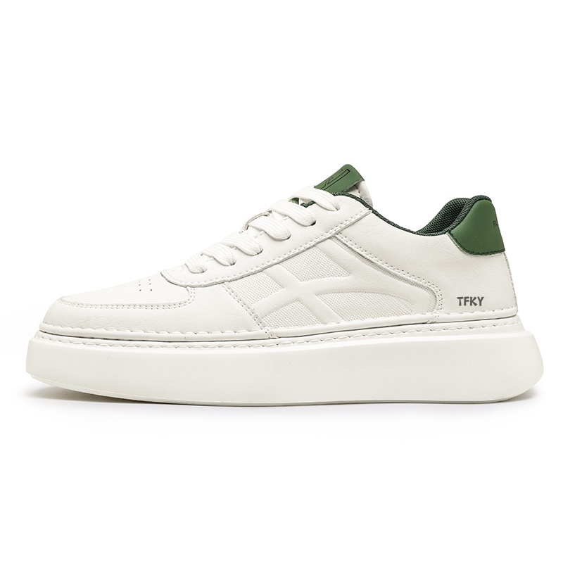 

Кроссовки Low-Top Skateboard Shoes Men's TFKY, бежево-зеленый