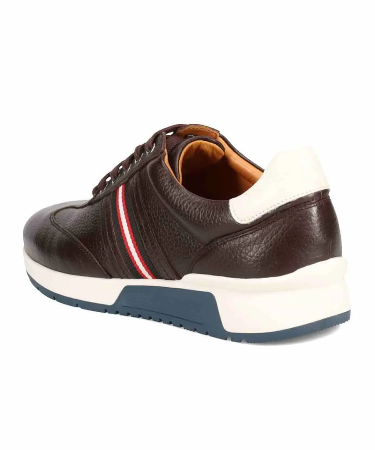 Спортивные кроссовки из мягкой кожи Lutecia, Dark Brown — фото 3