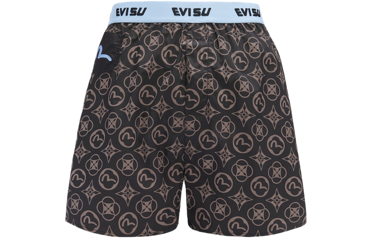 

Мужские боксеры EVISU, черный принт по всей поверхности