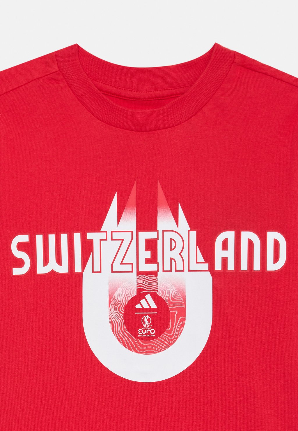 Футболка с принтом SWITZERLAND UNISEX Adidas Performance, красный — фото 3