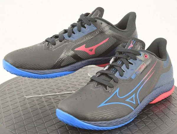 Унисекс кроссовки для настольного тенниса «Wave Drive NEO 3» от Mizuno, 21 Black X Blue X Red — фото 2