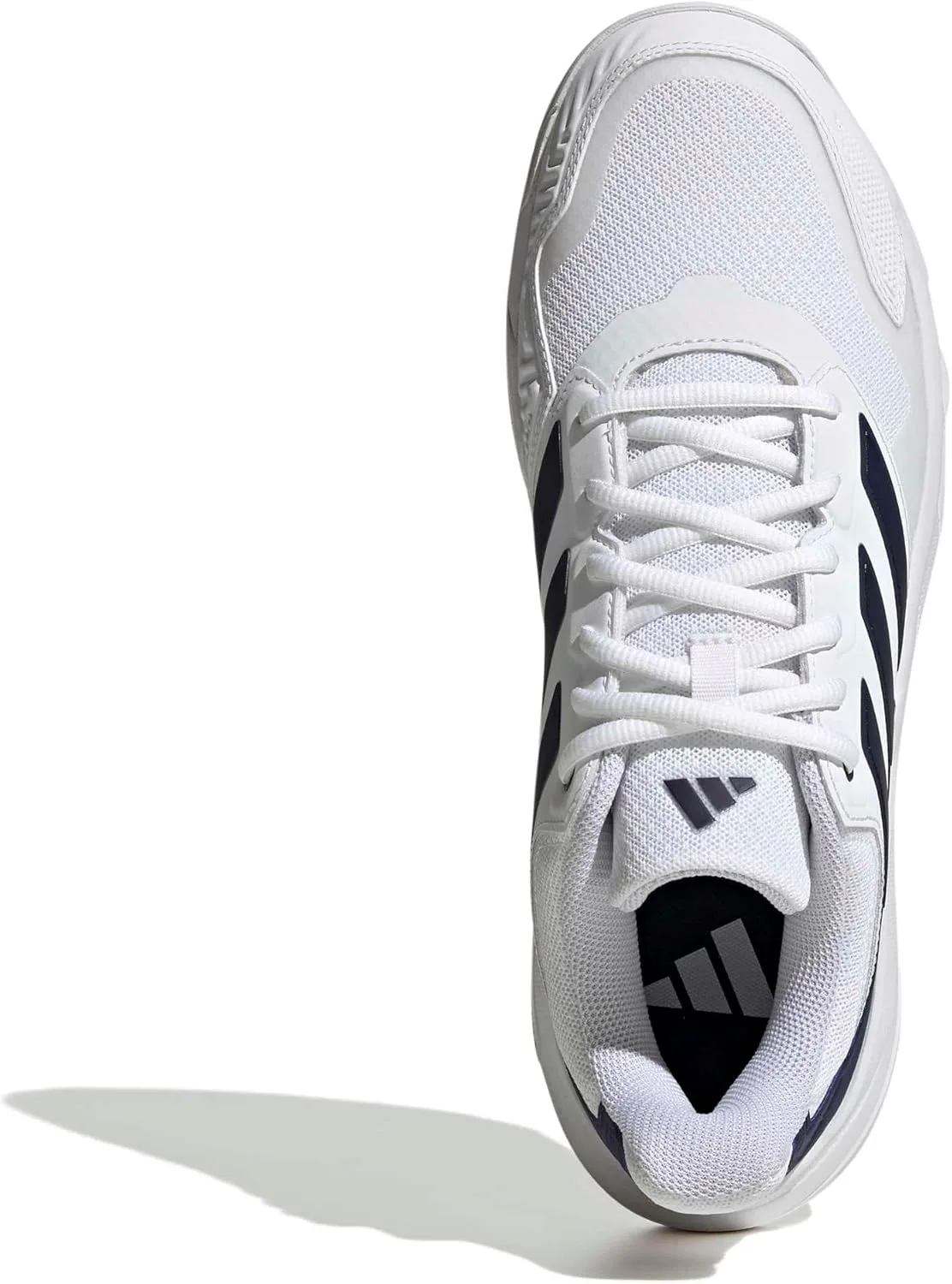 Мужские теннисные кроссовки Adidas Courtjam Control 3, белый/темно-синий/металлик — фото 2