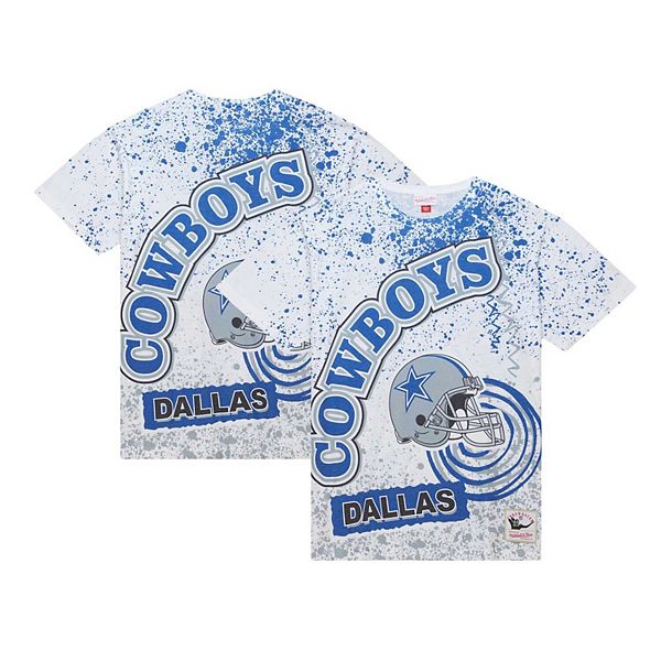 

Мужская футболка mitchell & ness white dallas cowboys team burst sublimated Unbranded