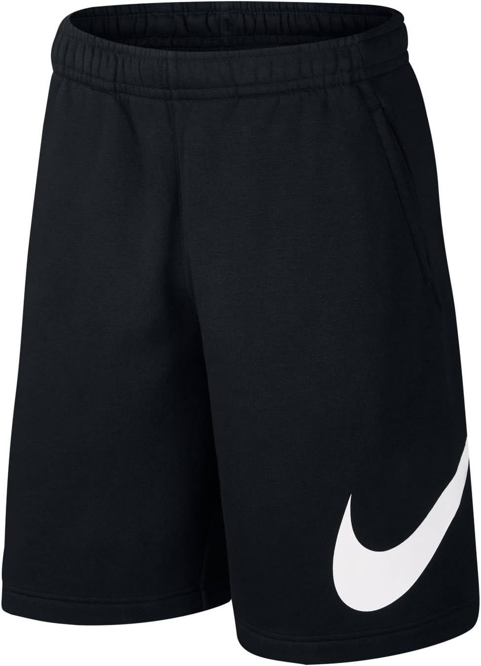 Мужская спортивная футболка Nike с короткими баскетбольными шортами и графикой, Black/White/White — фото 2