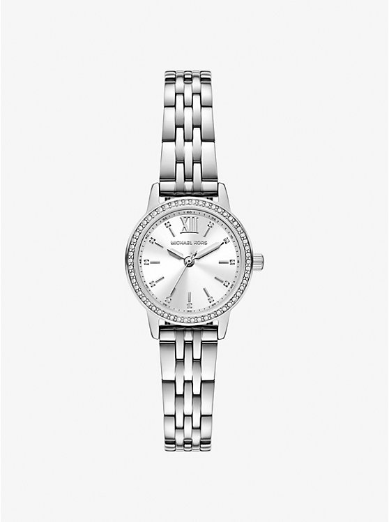 

Серебристые часы Mini melissa pavé Michael Kors, серебряный