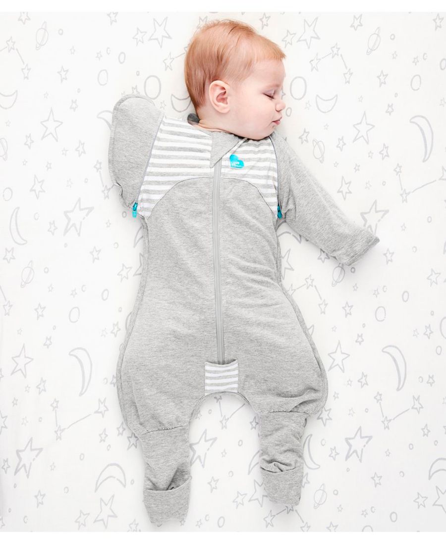 Комбинезон для перехода на новый сон - Оригинальный хлопок 10 TOG Love to Dream, Gray — фото 2