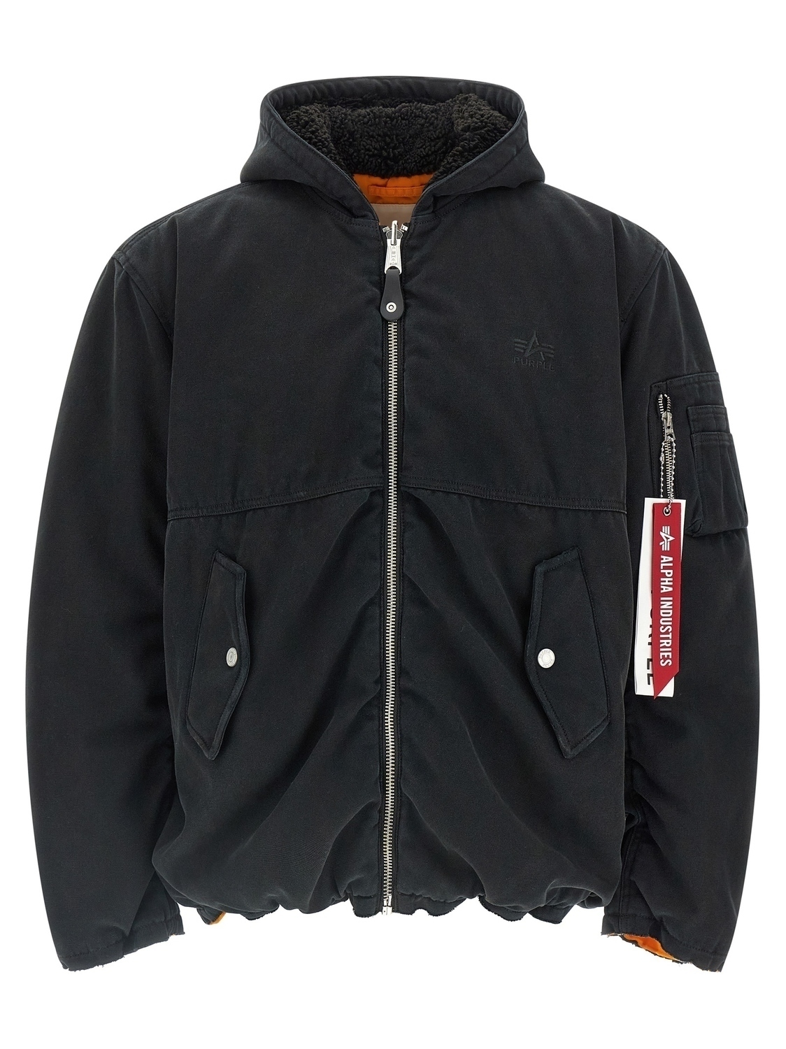 

Двусторонняя бомбер-куртка Alpha Industries x Purple PURPLE, мультиколор