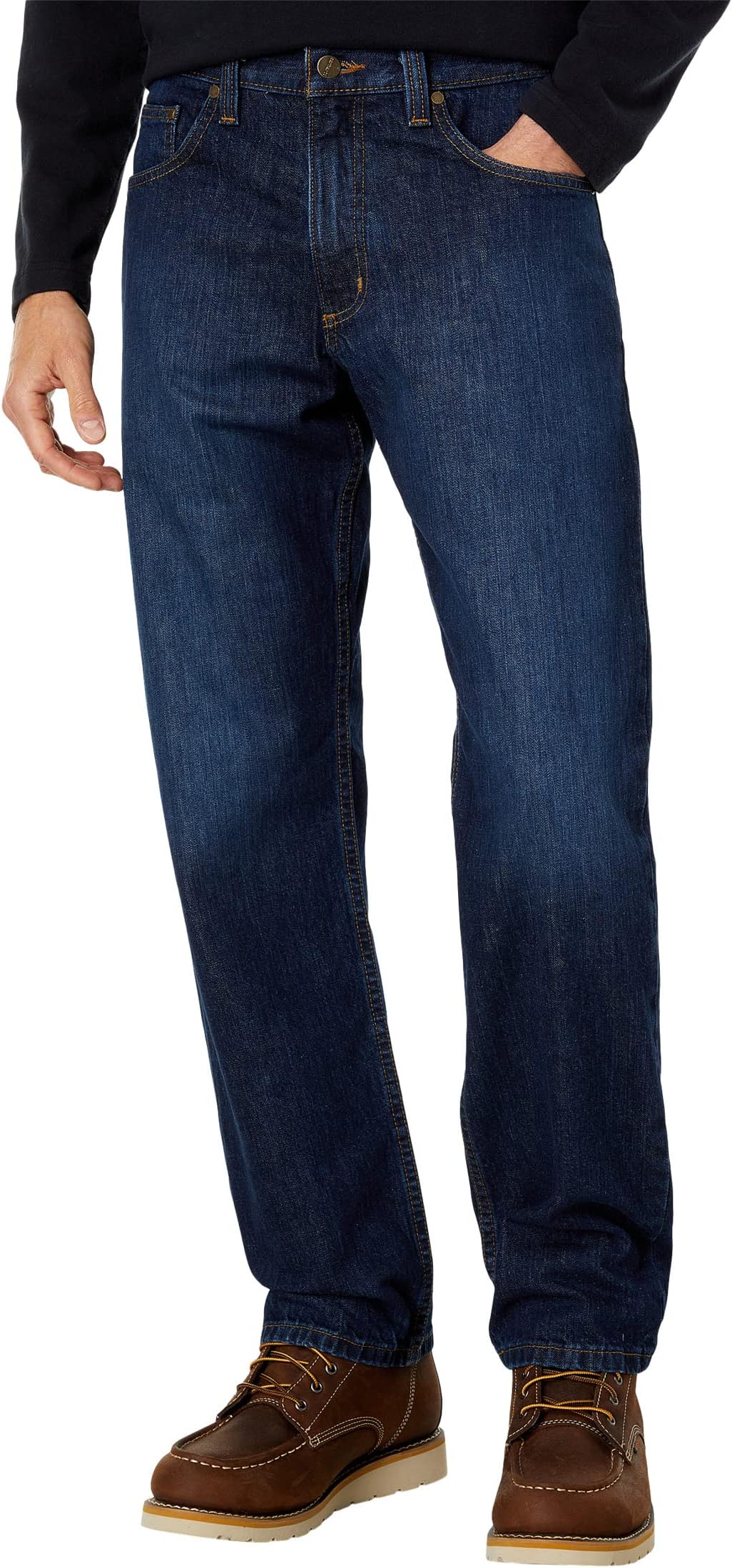 

Джинсы Carhartt Relaxed Fit Five-Pocket Jeans, цвет Deep Creek